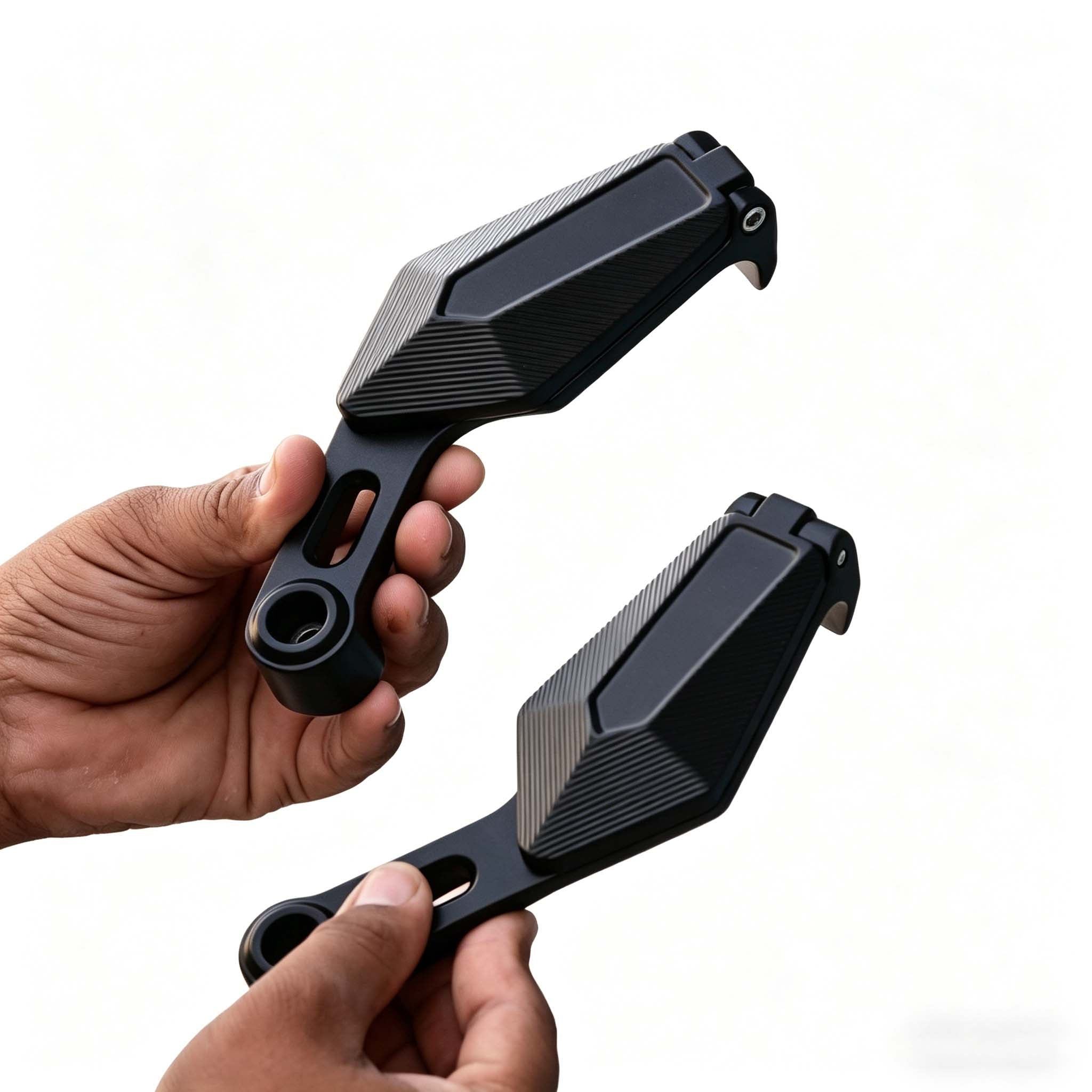 All-Bike Handlebar Lever Guard with Mirror – Safe Riding Made Easy