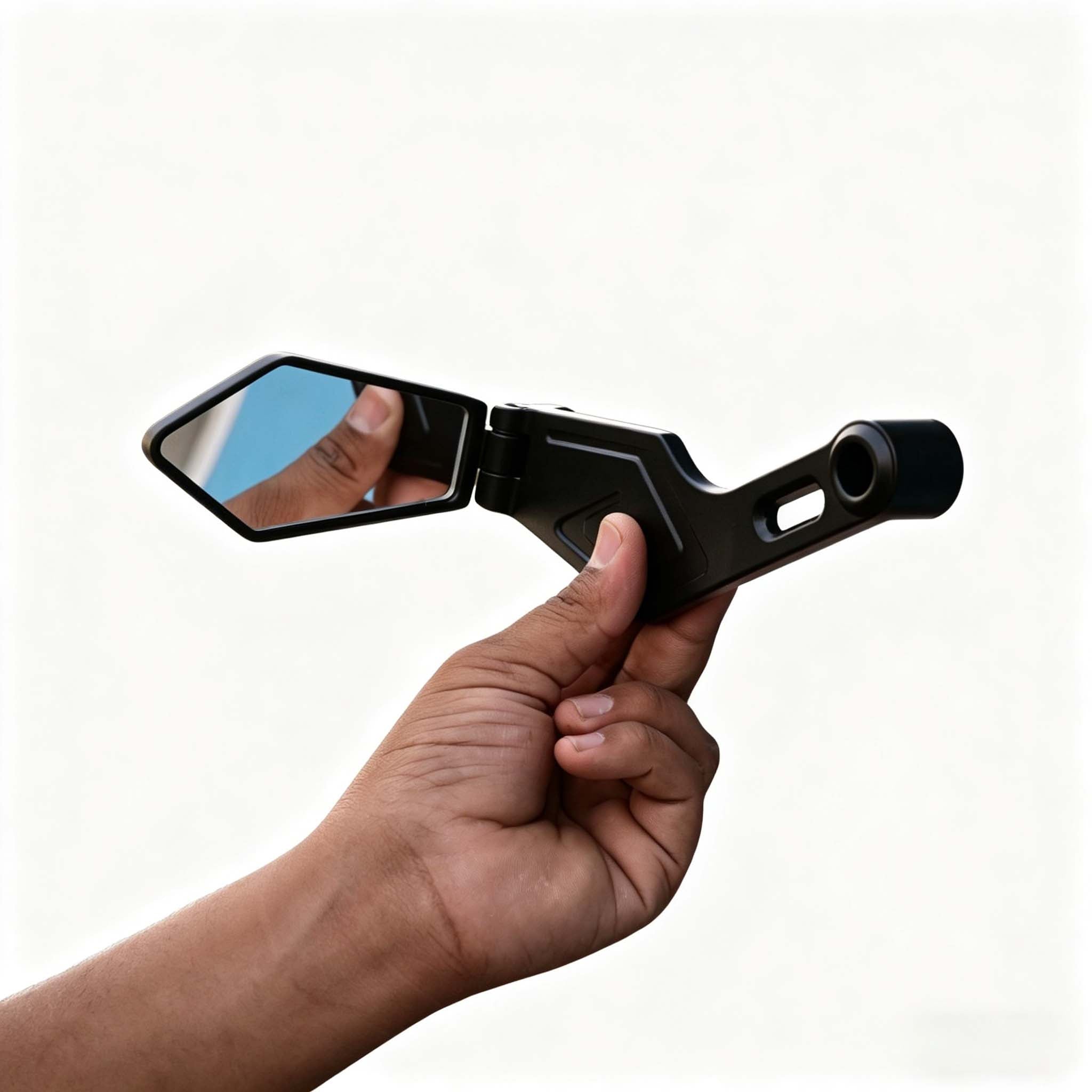 All-Bike Handlebar Lever Guard with Mirror – Safe Riding Made Easy