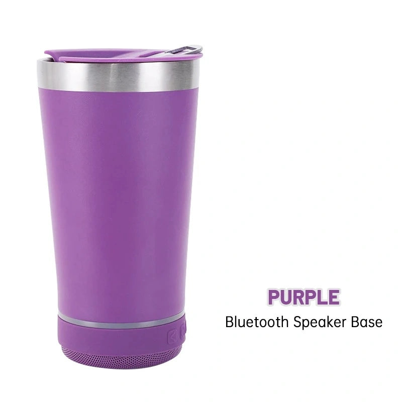 16oz Insulated Tumbler & Bluetooth Speaker for Music on the Move