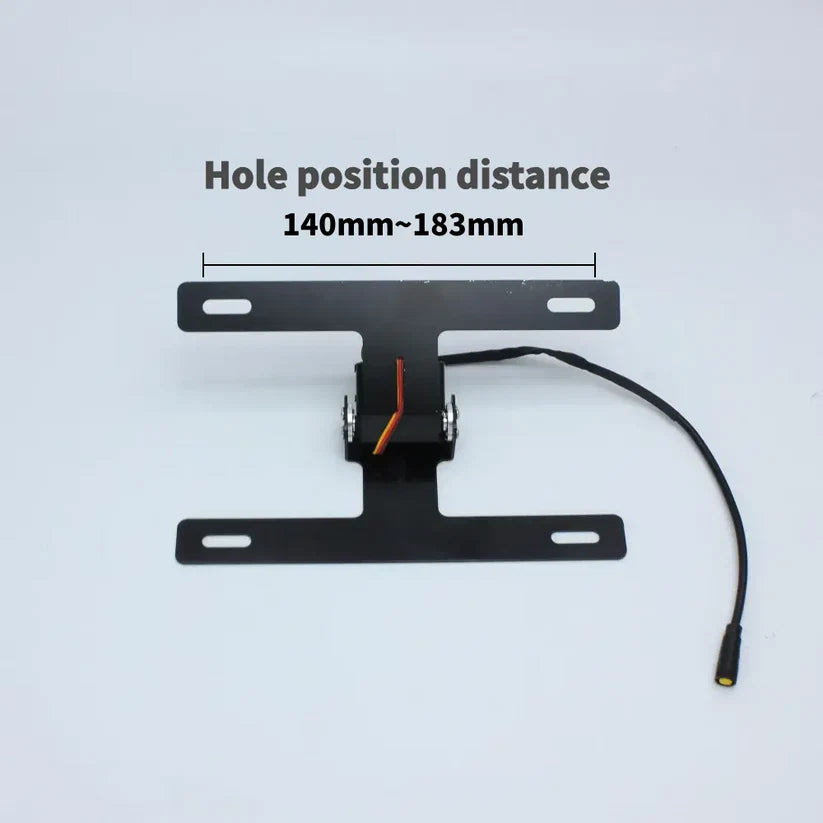 Motorcycle License Plate Holder – One-Touch Electric Flip for Ultimate Convenience