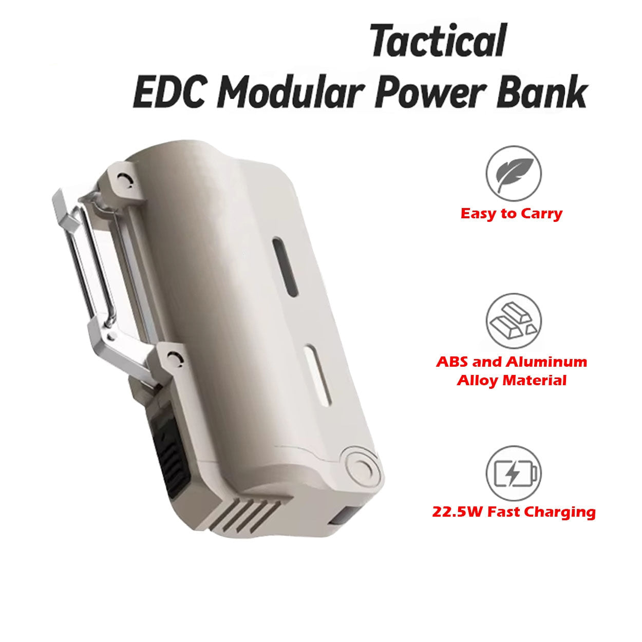 Pocket-Sized 2-in-1 Charger & Power Bank – Instant Power On the Go