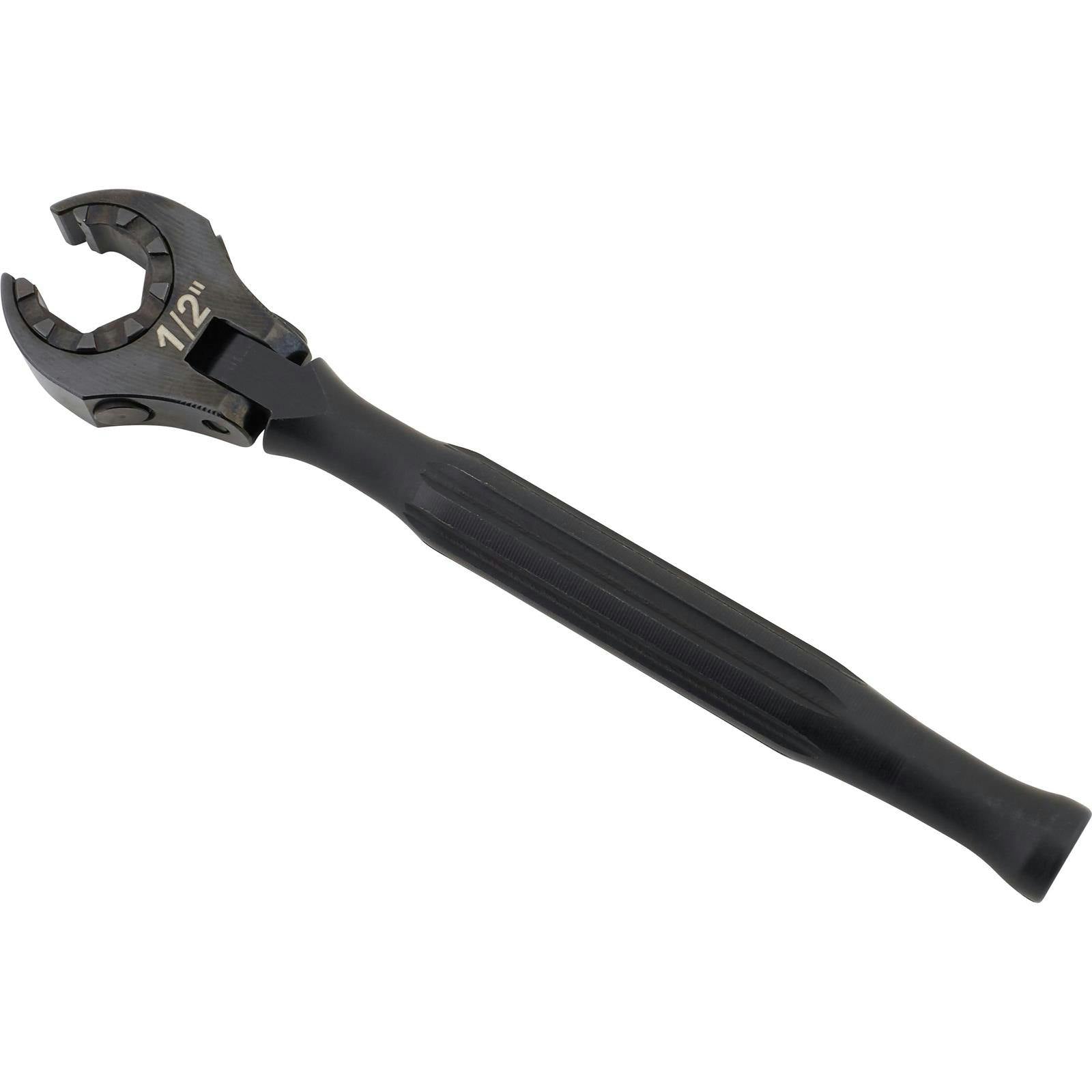 360° Rotating Ratchet Flare Nut Wrench – Fast Access for Tight Spaces