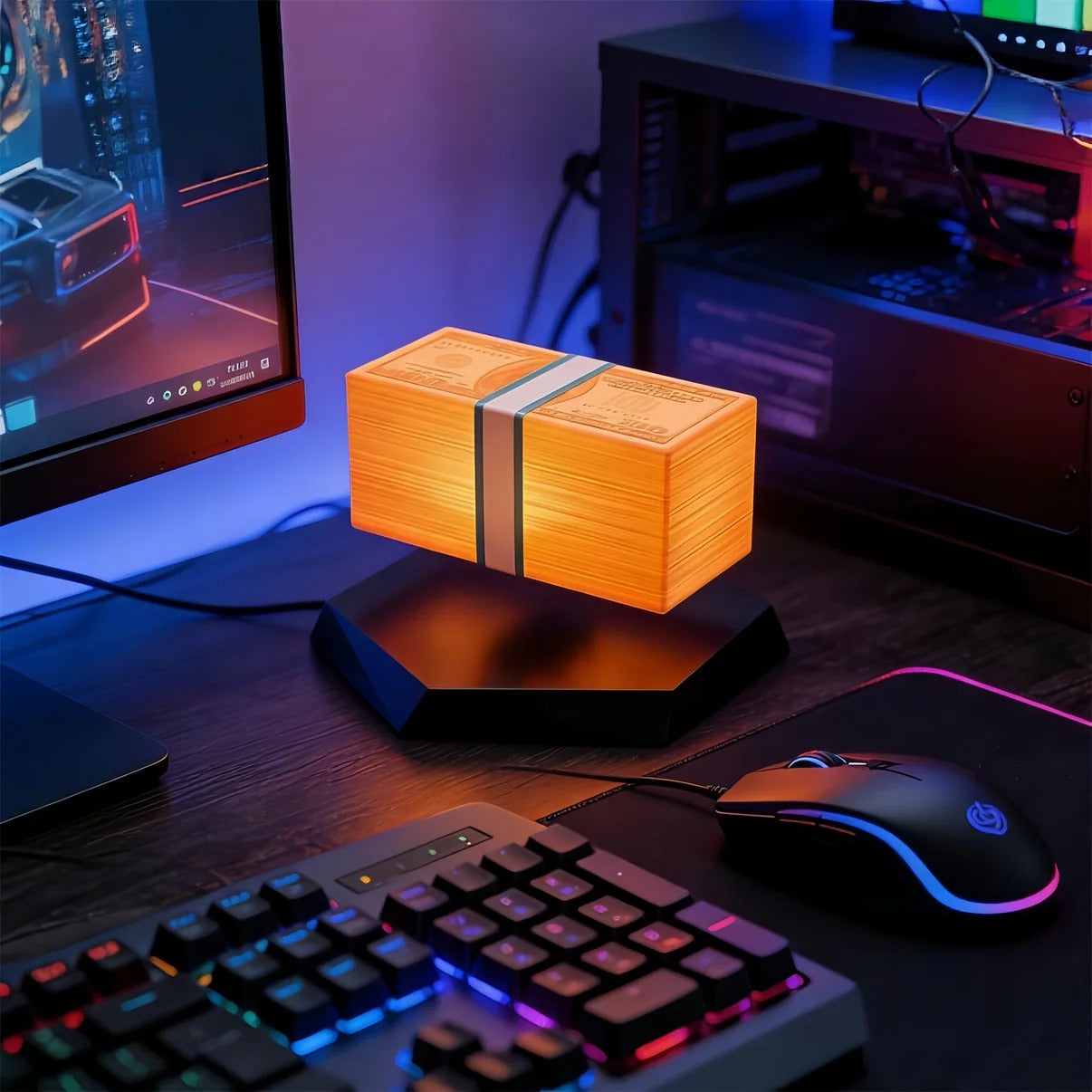 Gravity-Defying Floating Light – Mesmerizing Levitation Lamp for Any Space