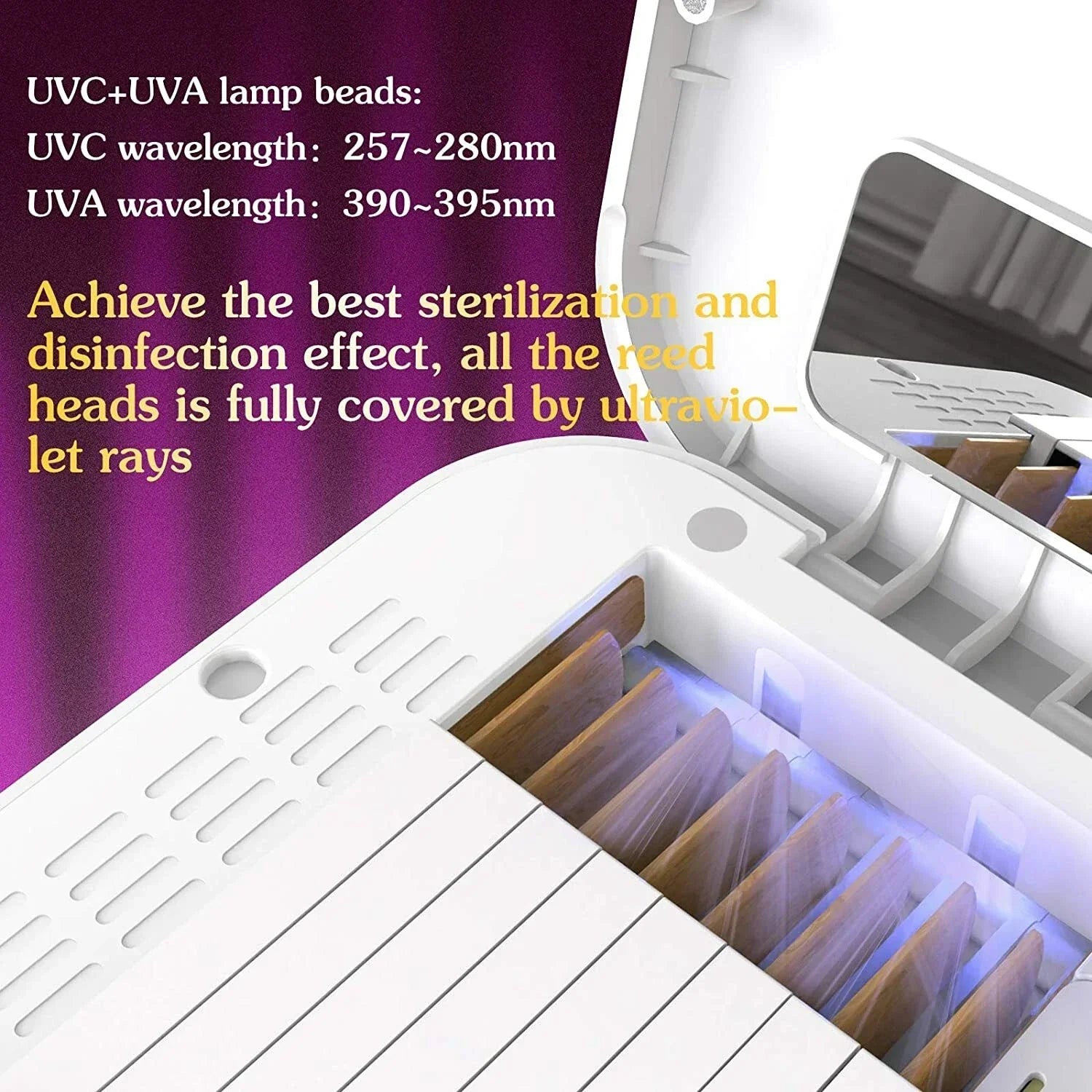 Electric UV Reed Case – Sterilizing & Moisturizing  of Clarinet