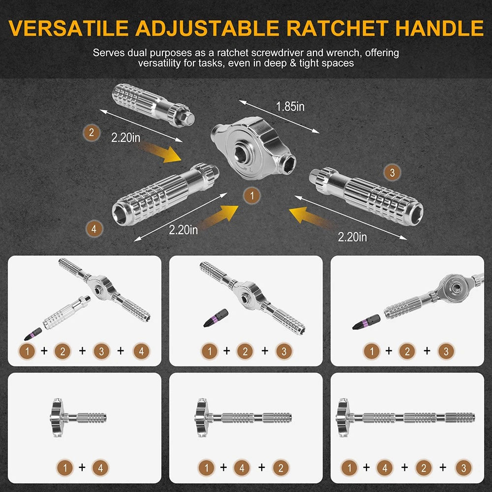 40-in-1 Magnetic Screwdriver Kit – Fast, Precise & Effortless Repairs