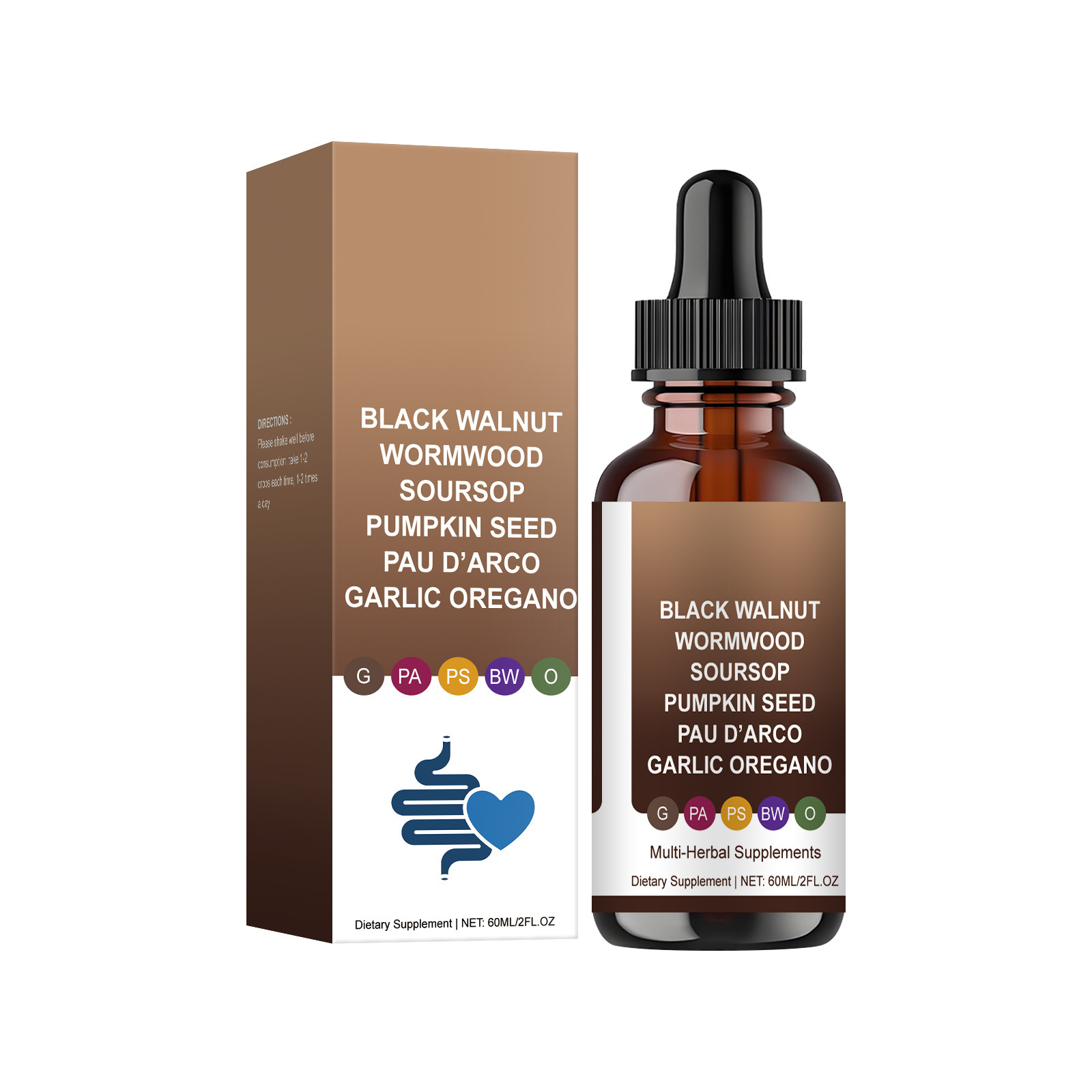 Black Walnut & Mugwort Intestinal Cleanse Liquid