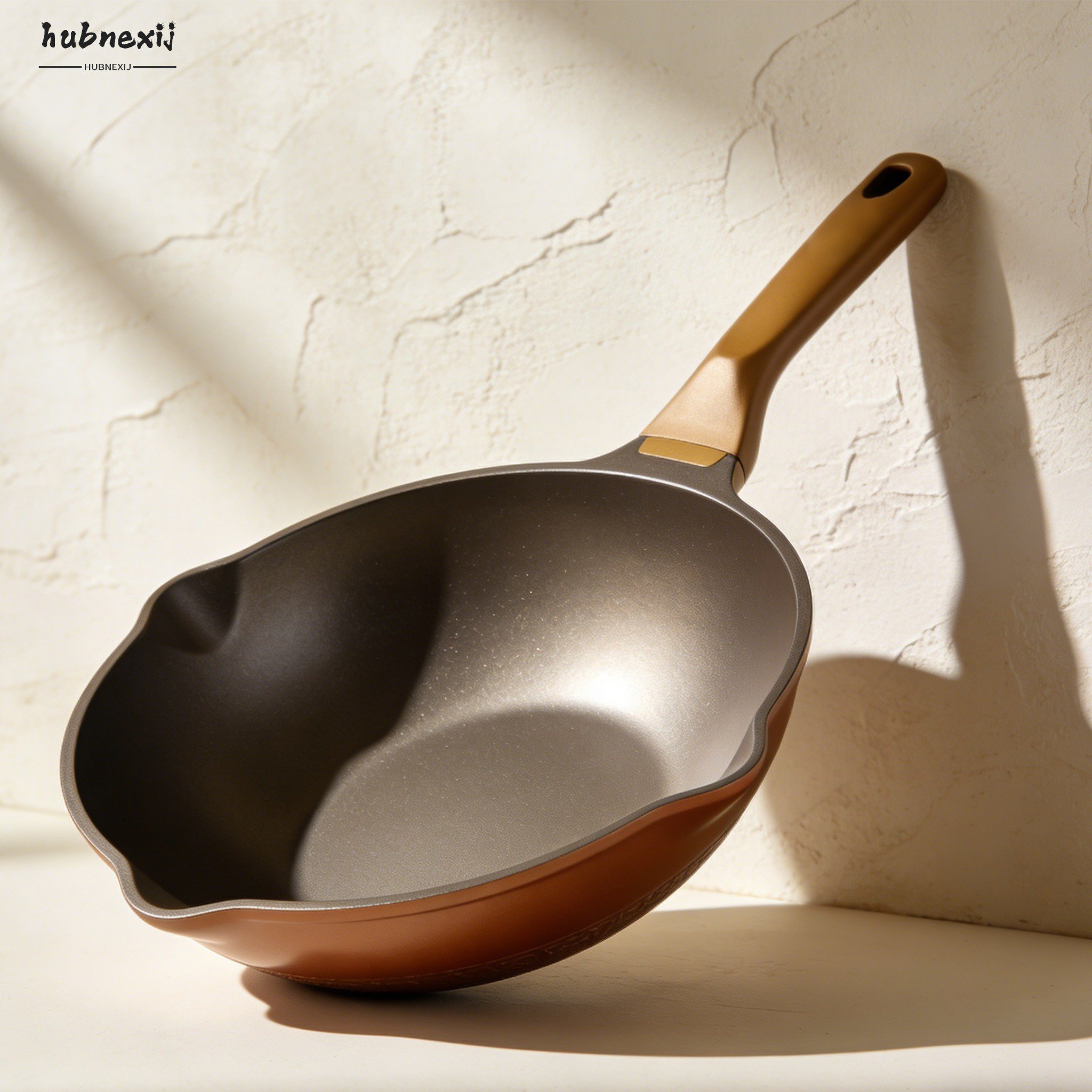 不沾炒鍋防黏塗層特寫