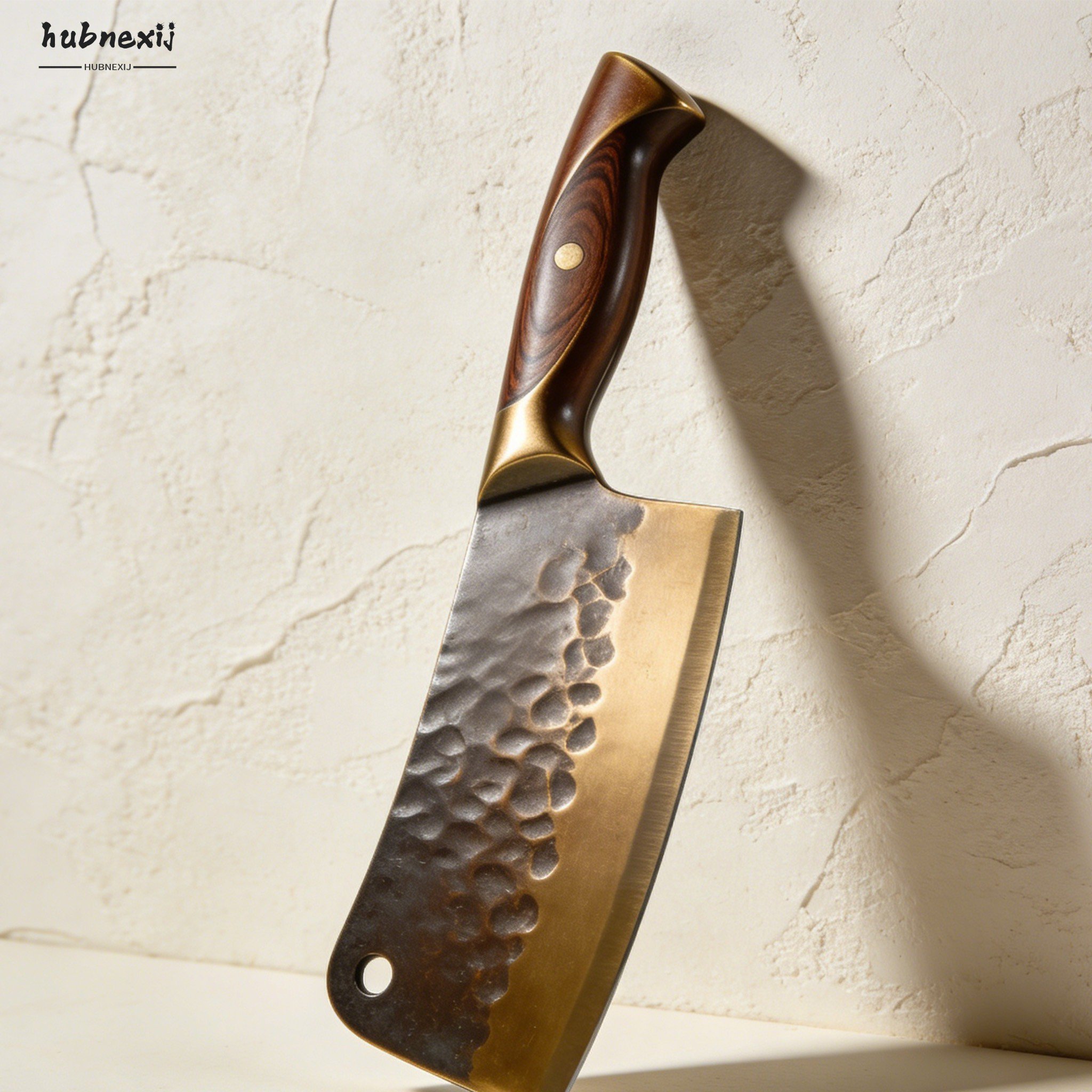 廚房切菜刀組人體工學手柄特寫