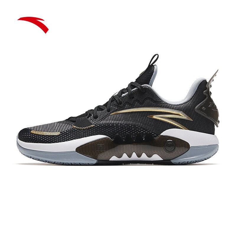 ANTA MALE SHOCK WAVE 5 BASKETBALL SHOES Black