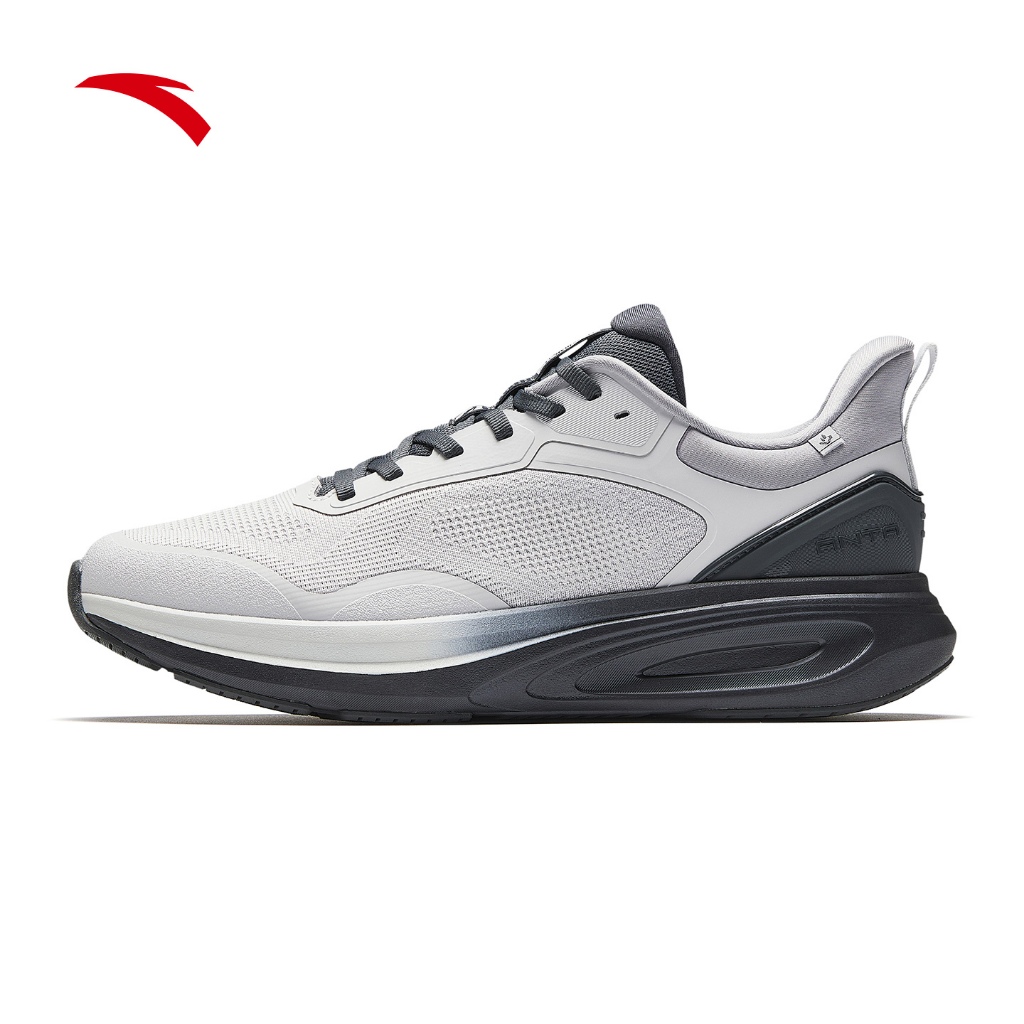 ANTA Men E Buffer 14 Training Shoes 1126A7711-4 Sandy Gray/Crystal Gray/Base Black (Kasut Sukan)