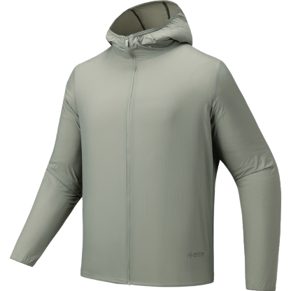 ANTA Men Woven Sunscreen Jacket A-UV PROTECT 9525B7607-4 -Calyx Gray (Jaket UV Lelaki)