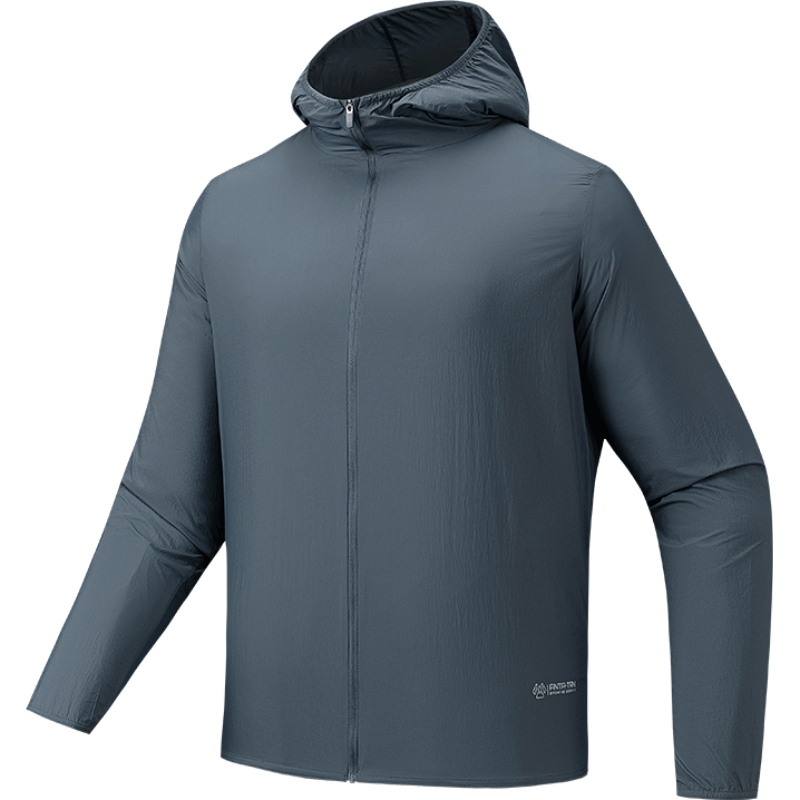 ANTA Men A-UV PROTECT Woven Sunscreen Jacket 9525B7607-7 -Dark Gray (Jaket UV Lelaki)