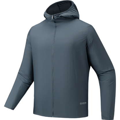 ANTA Men A-UV PROTECT Woven Sunscreen Jacket 9525B7607-7 -Dark Gray (Jaket UV Lelaki)