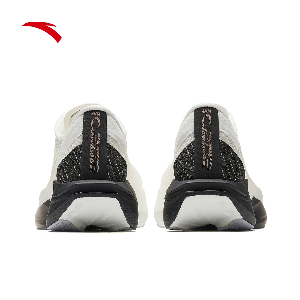 ANTA Men C202 7 Carbon Plate Full Marathon Running Shoes 1126B5575R-1 White/Black [3H30-4H30]
