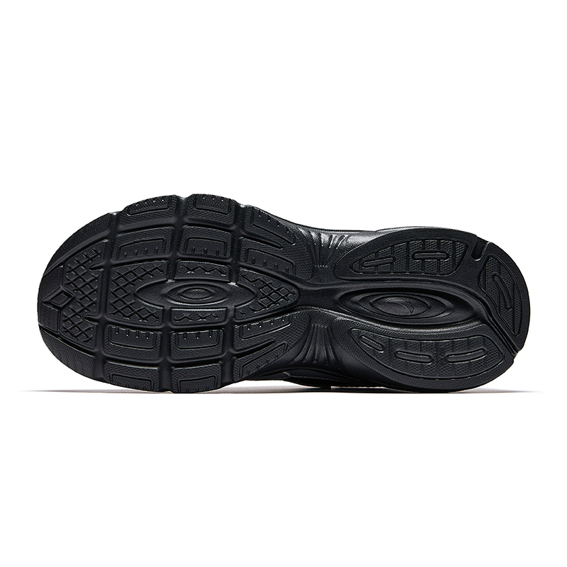 ANTA Women Vintage Casual Shoes 1225D8893-4 - Black Silver (Kasut Kasual Perempuan)