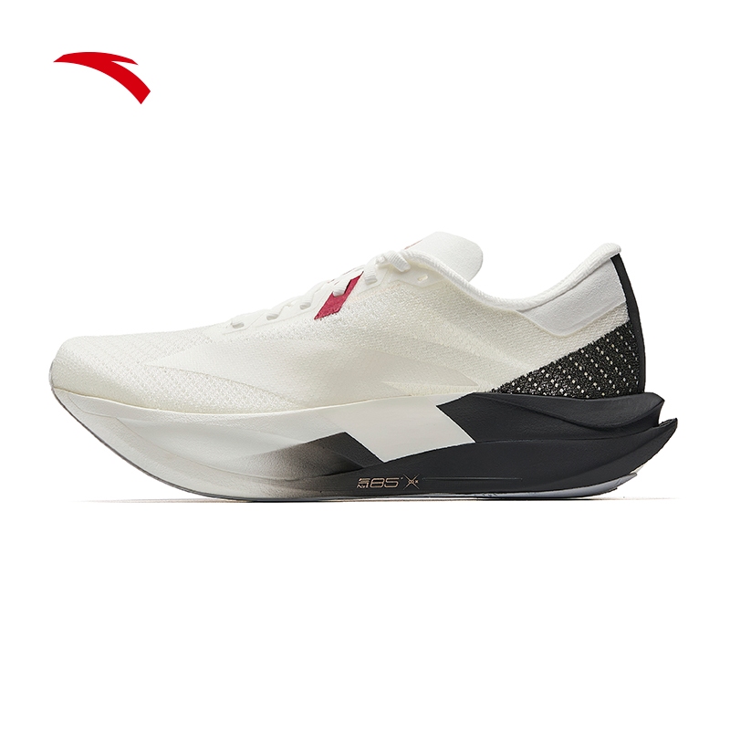 ANTA Men C202 7 Carbon Plate Full Marathon Running Shoes 1126B5575R-1 White/Black [3H30-4H30]