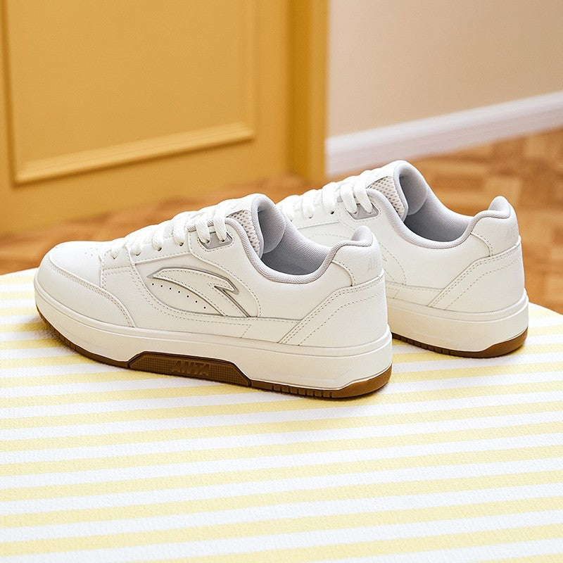 ANTA Women X-GAME SHOES 1224E8012-1 & 1224E8012-2 Ivory White/Beige  Black/White (Kasut Kasual)