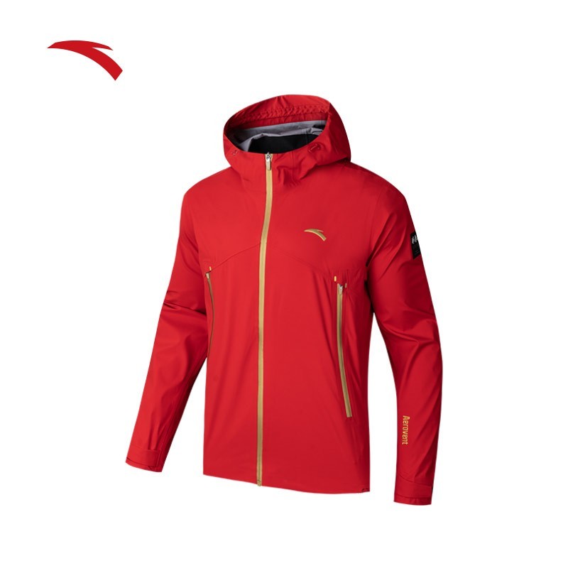 ANTA Men Chinese New Year CNY Lightweight Jacket 1524C7605-5 -Classic Red (Jaket Lelaki)