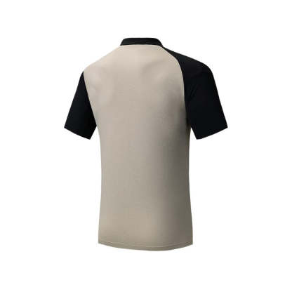 ANTA Men Cross-training Short Tee  -Gray/Black （Baju Polo Sukan Lelaki)