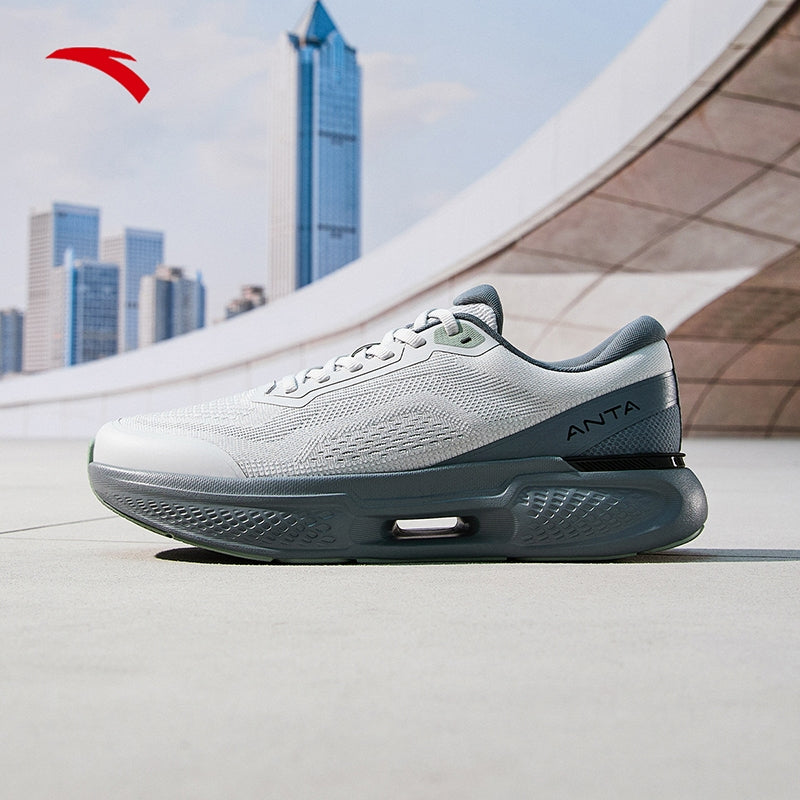 ANTA Men EBUFFER Walking/Cross-Training Shoes 1125B7718 -Grey & Black & Pink Grey (Kasut Sukan Lelaki/Joging Lelaki)