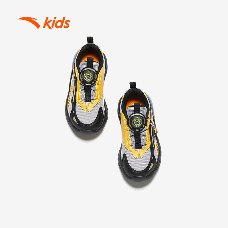 anta kids boys trip Running Shoes A125C9909-1 -grey/yellow/black