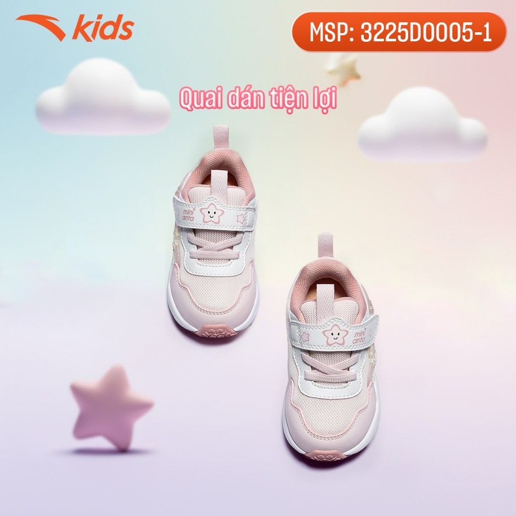 ANTA Kids Walking Shoes Girls Baby Shoes 3225D0005