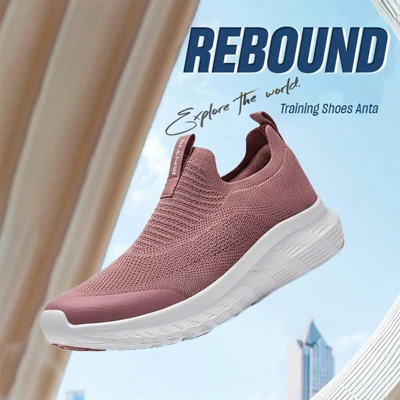 ANTA Women SLIP ON Training Shoes Rebound Sports Shoes