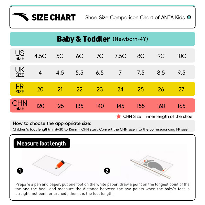 ANTA Kids Walking Shoes Girls Baby Shoes 3225D0005