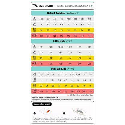 ANTA Boys Sports Big Kids 7-14 Years Running Shoes Mesh Breathable Lightweight Comfortable Sports Shoes 312545508U