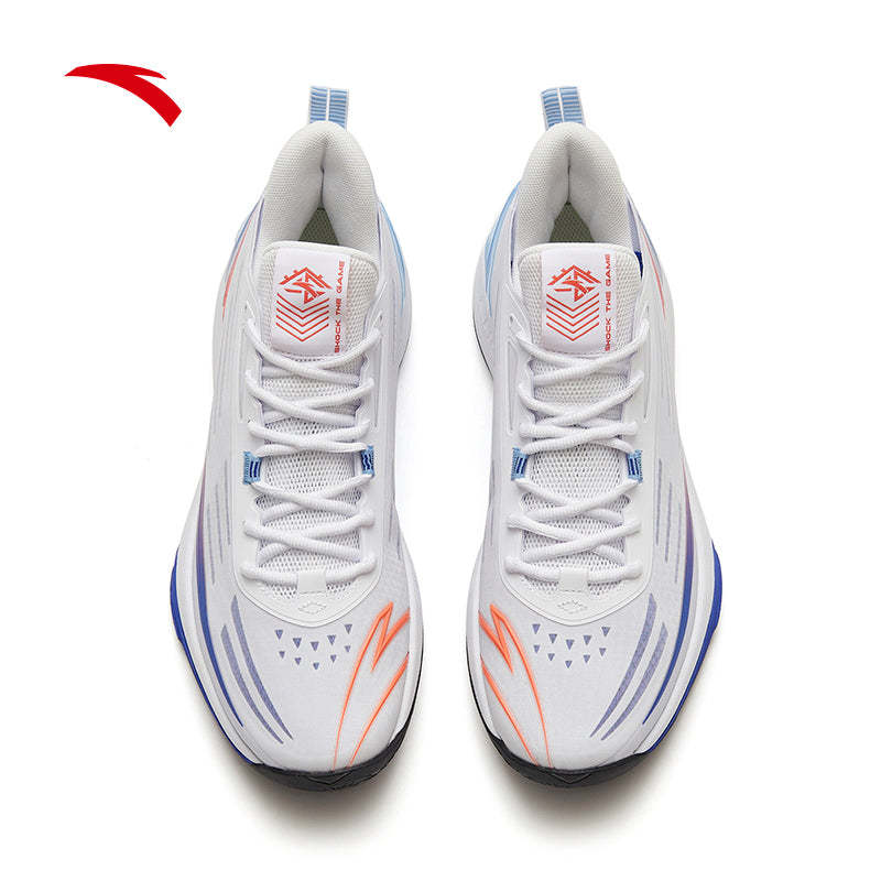 ATTACK5 Men White/Red Basketball Shoes