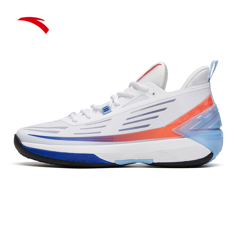 ATTACK5 Men White/Red Basketball Shoes