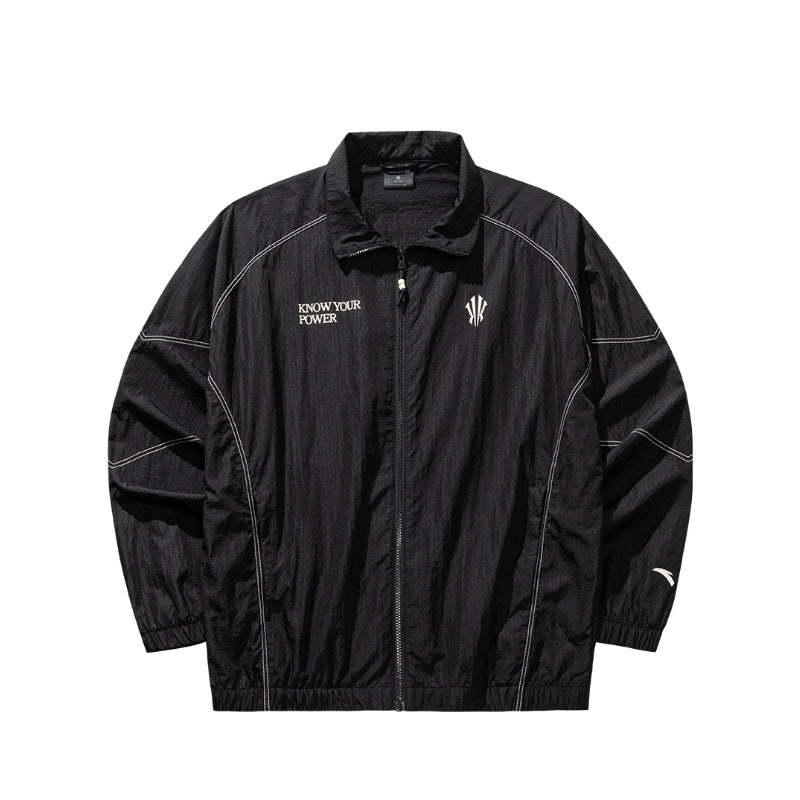 ANTA Unisex Kyrie Irving Trench Coat Loose-Fit Versatile Simple Sporty