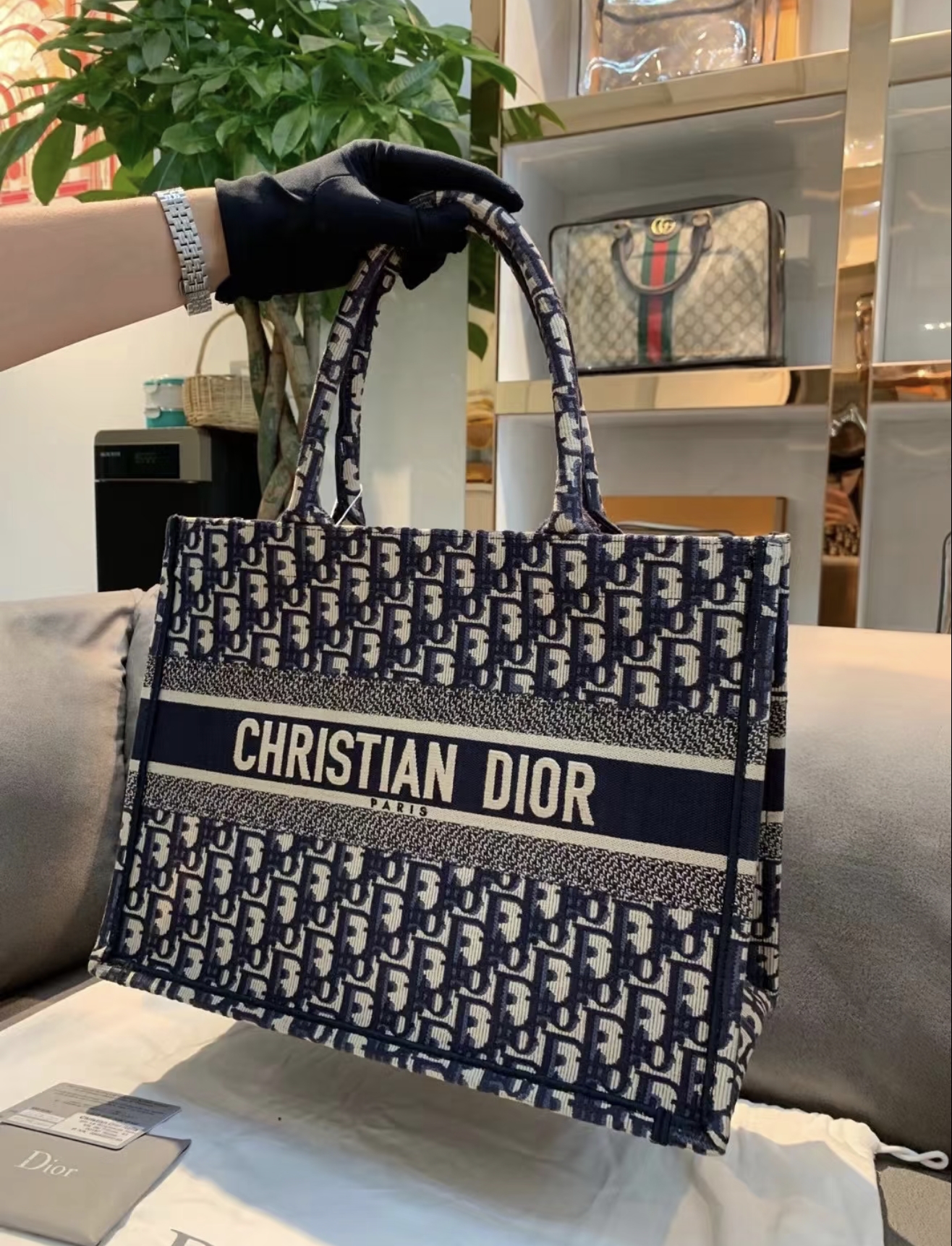 Medium Book Tote  Christian Dior 