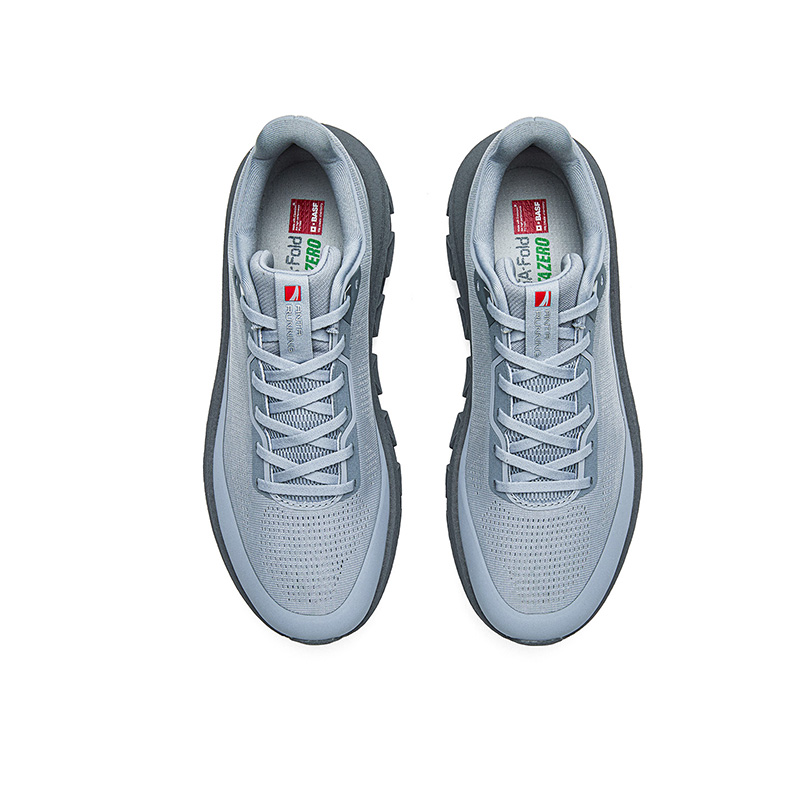 ANTA Fold Running Shoes Men|Grey/Grey/Silver-7