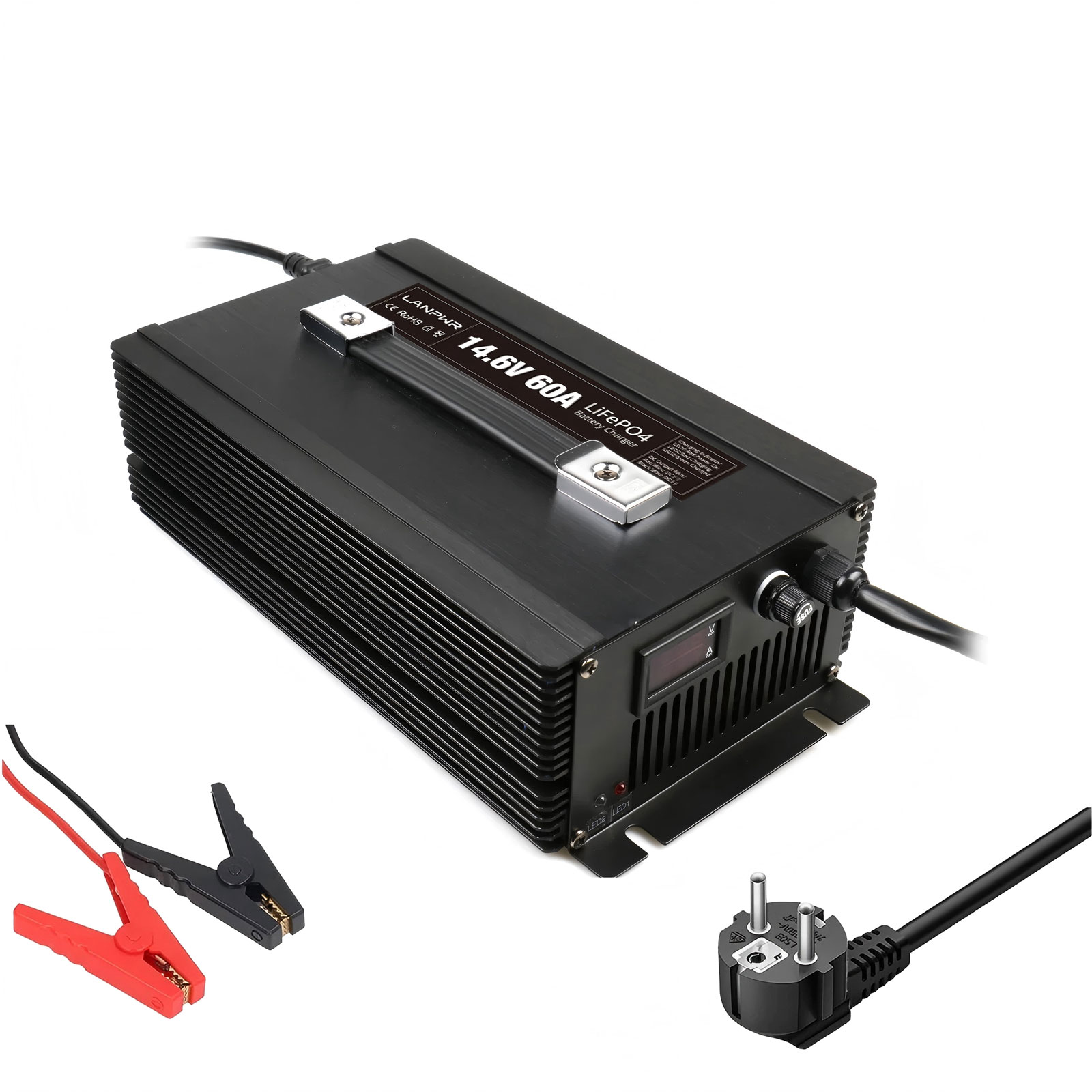 LANPWR 12V (14.6V) 60A LiFePO4 Battery Charger