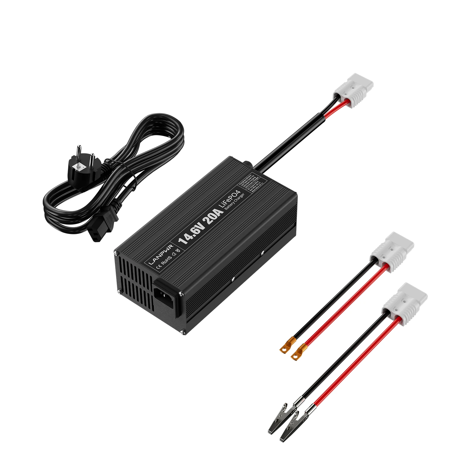 LANPWR 12V (14.6V) 20A LiFePO4 Battery Charger