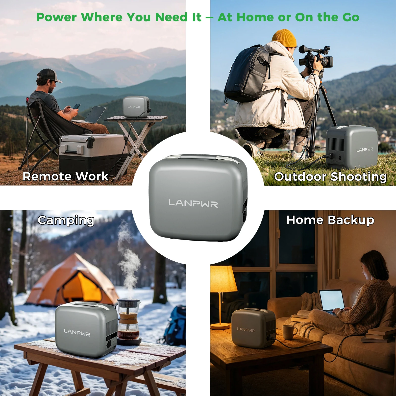 LANPWR D3-1000 Portable Power Station