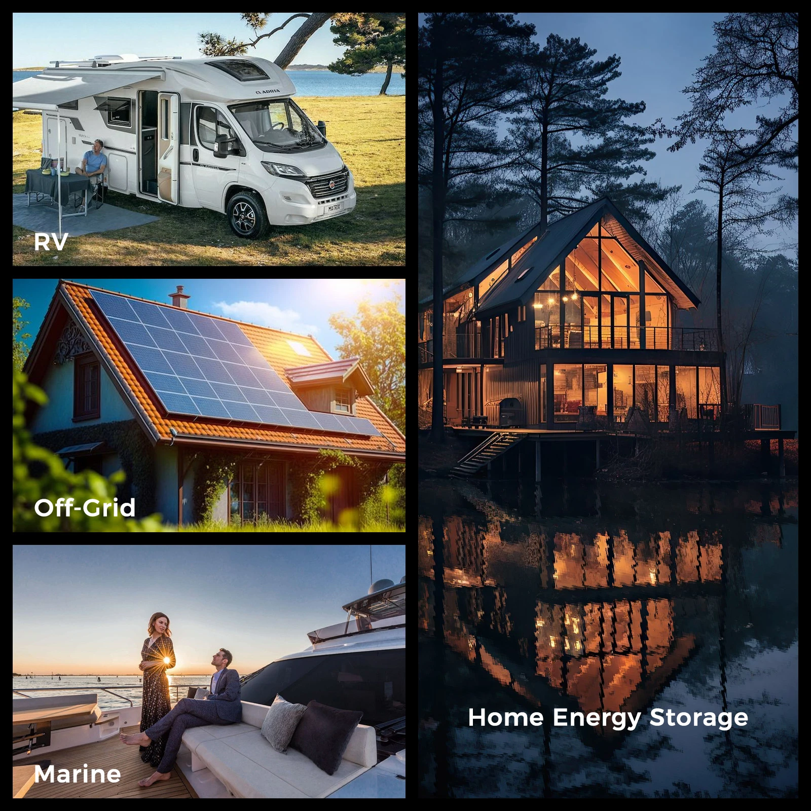 LANPWR 12V 320Ah LiFePO4 Bluetooth Battery for Motorhomes, Campervans & Marine Use