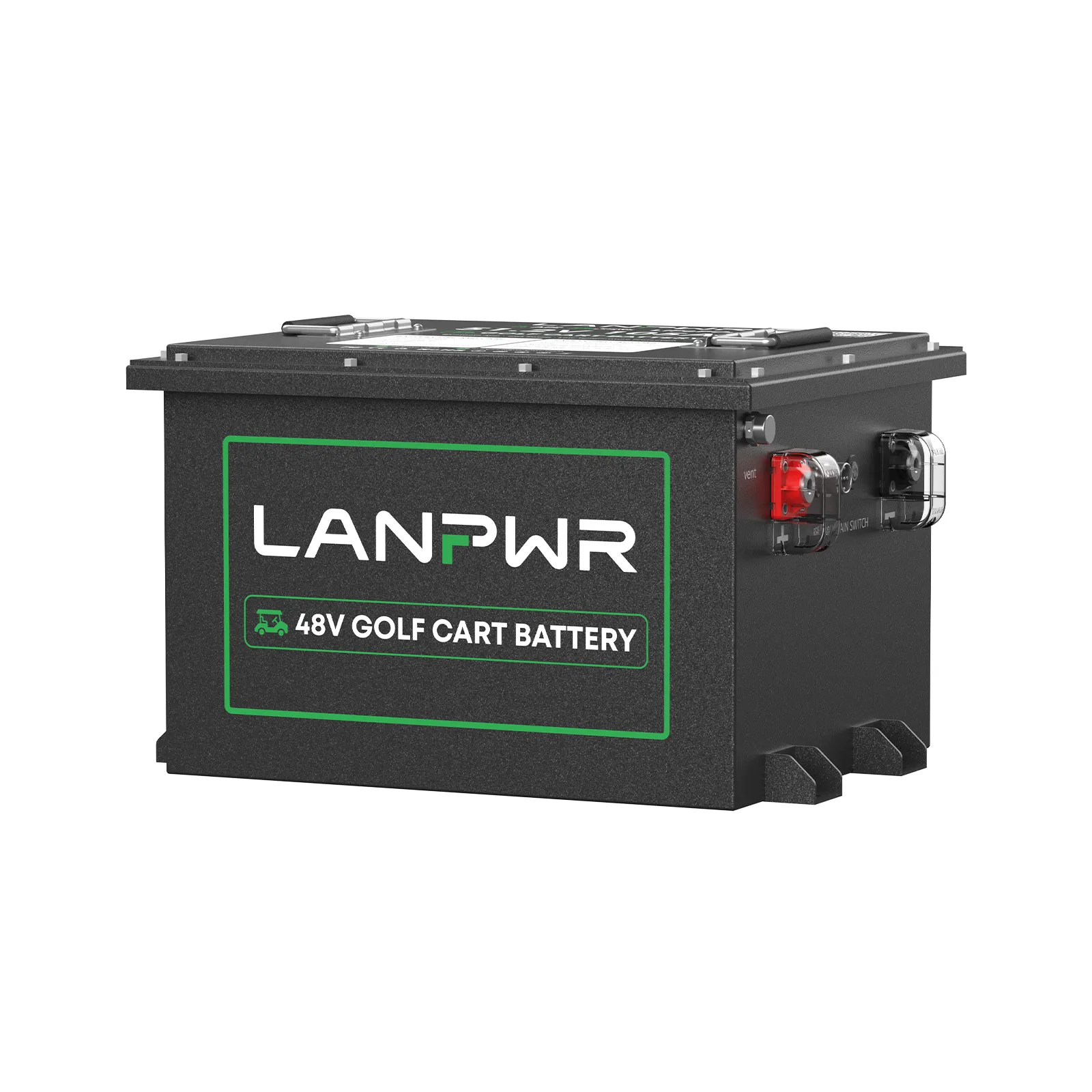 LANPWR 48V 105Ah LiFePO4 Battery Pack Side View