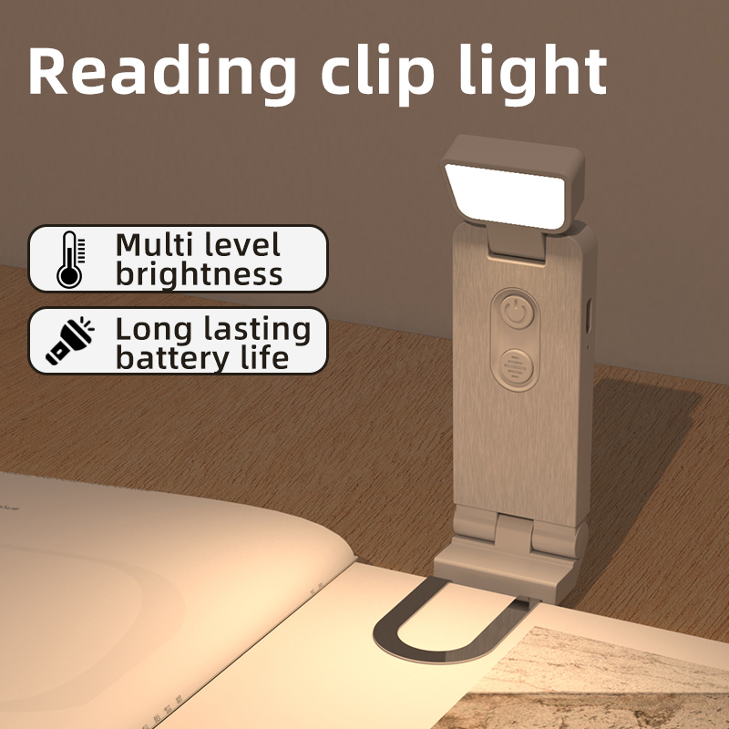 Versatile Portable Eyecare Book Clip Light