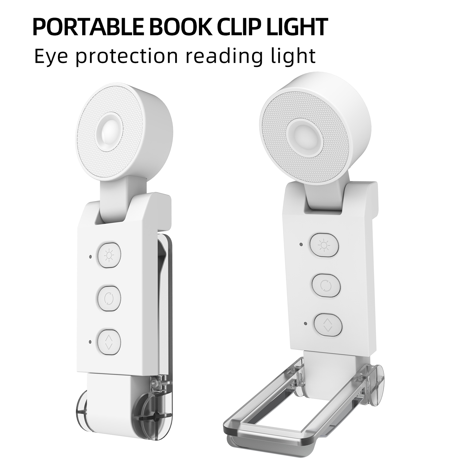 Functional Portable Eyecare Book Clip Light