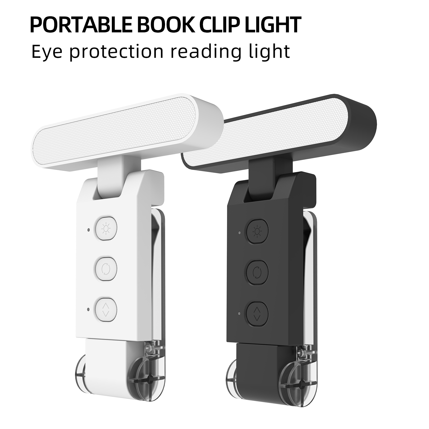 Portable Eyecare Reading Book Clip Light