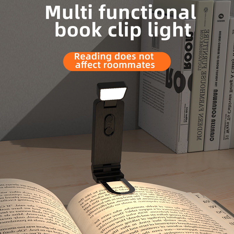 Versatile Portable Eyecare Book Clip Light