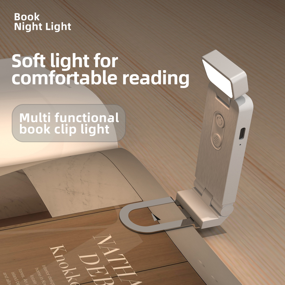 Versatile Portable Eyecare Book Clip Light