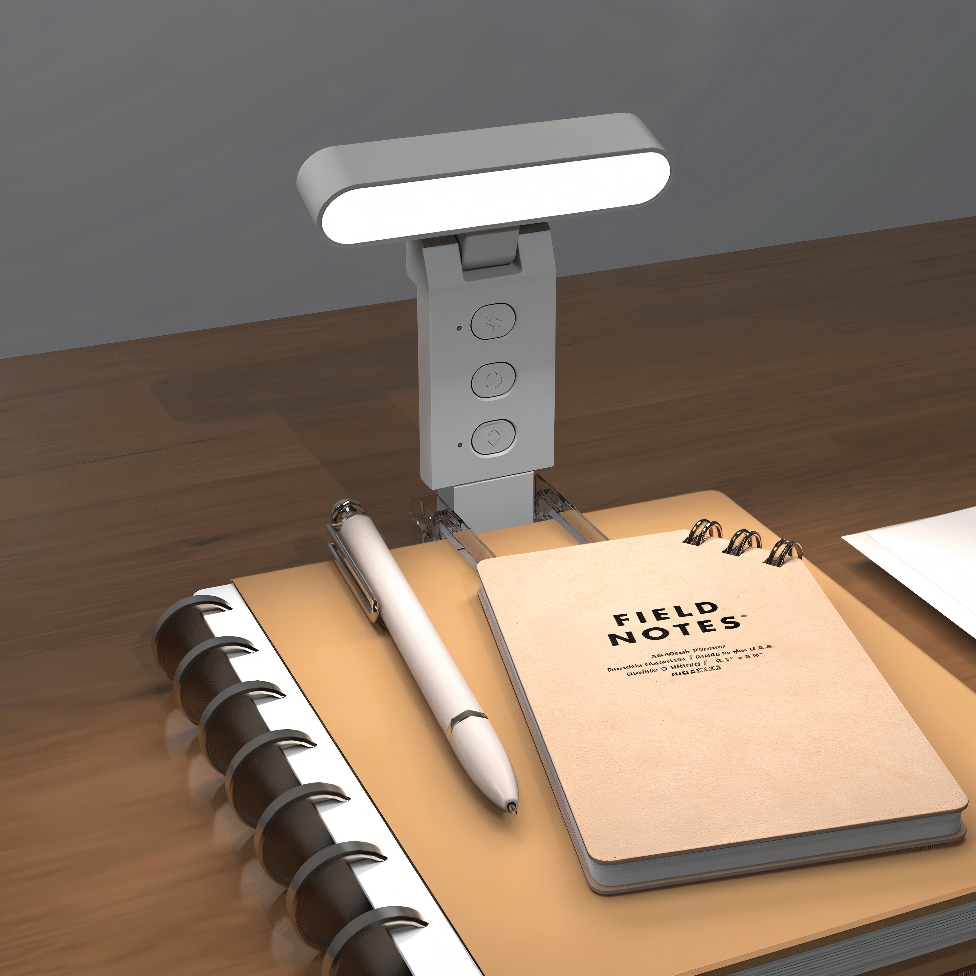 Portable Eyecare Reading Book Clip Light