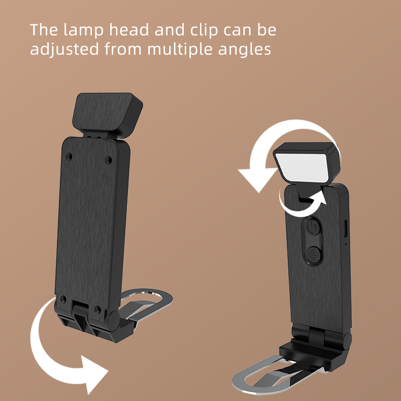 Versatile Portable Eyecare Book Clip Light