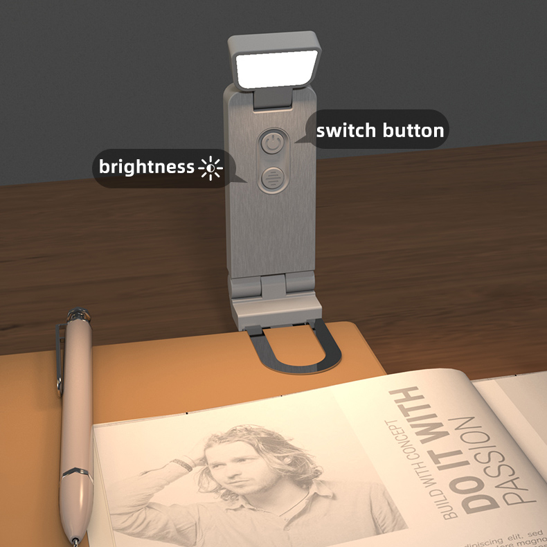 Versatile Portable Eyecare Book Clip Light