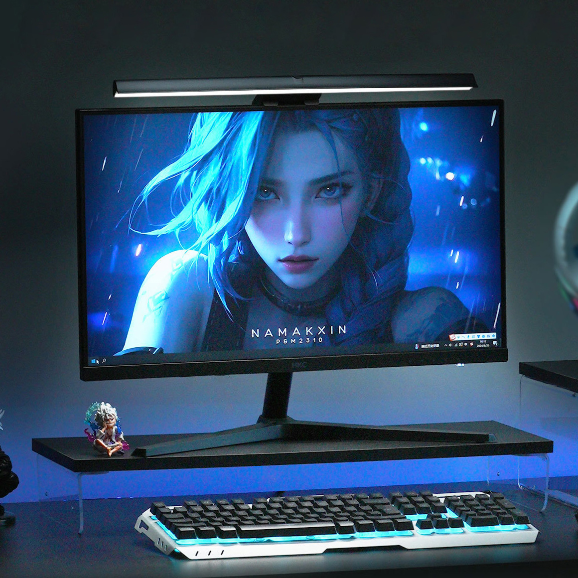 Wireless Desktop Laptop Monitor Light With Rechargeable Battery