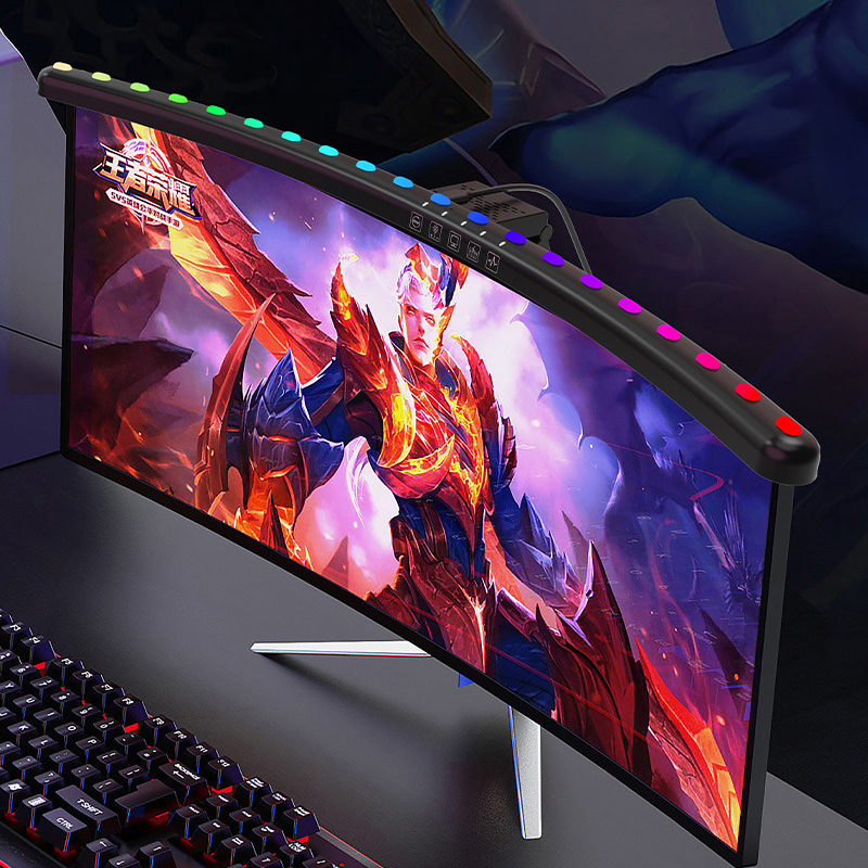 Music Rhythm Desktop Monitor Light Bar for Big Screen