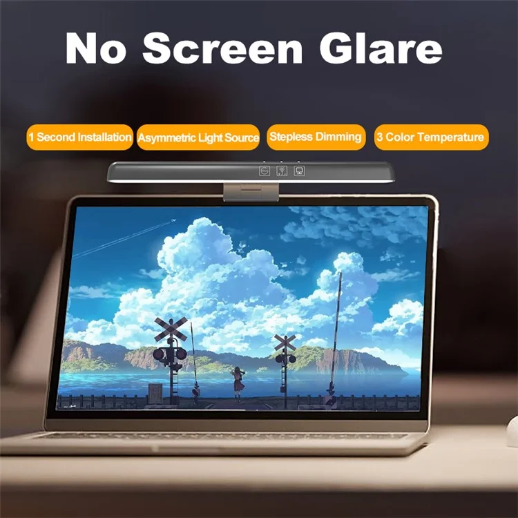 Portable Mini Laptop Monitor Hanging Light